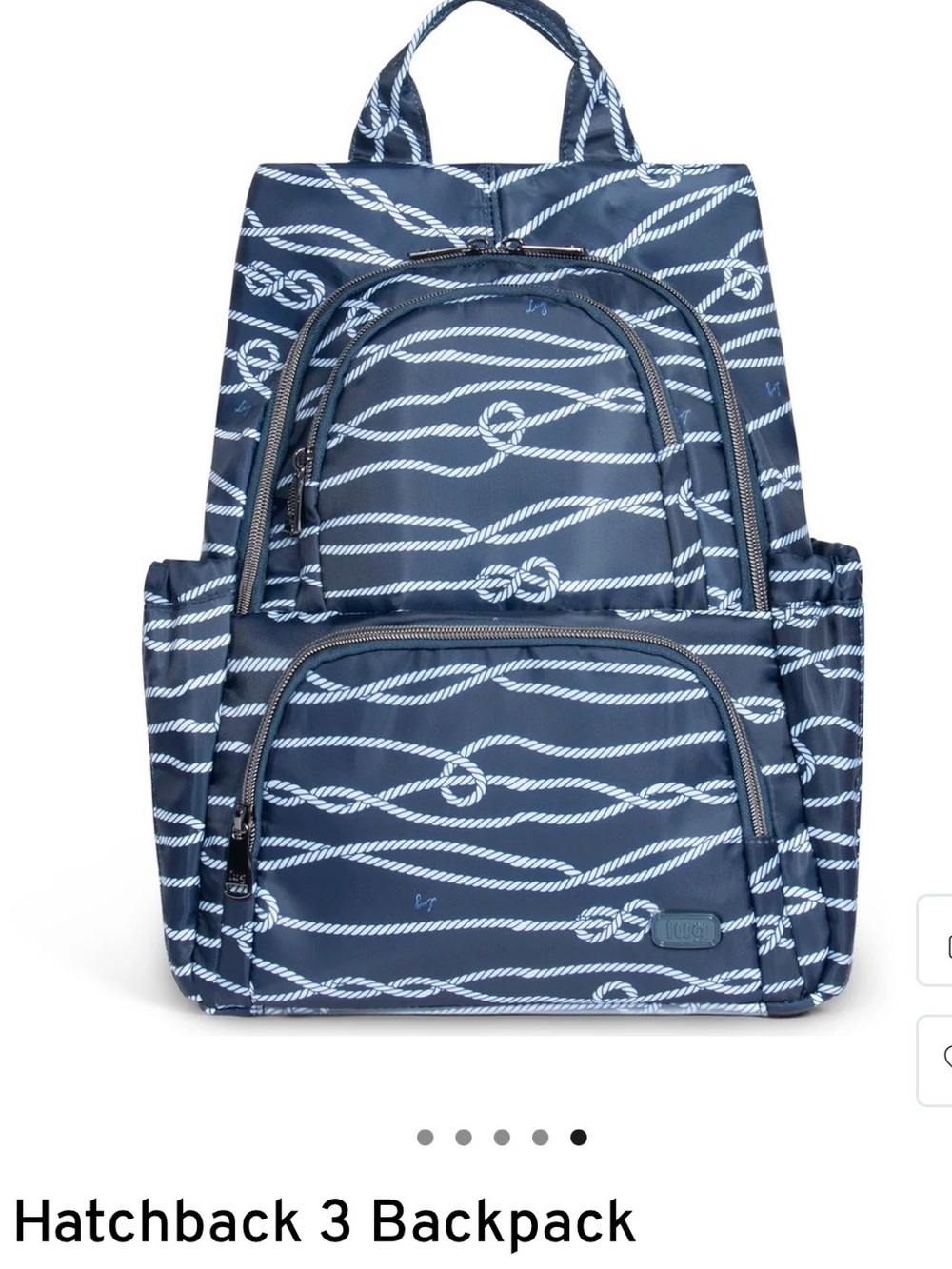 NWT- Lug Hatchback 3 Nautical Navy